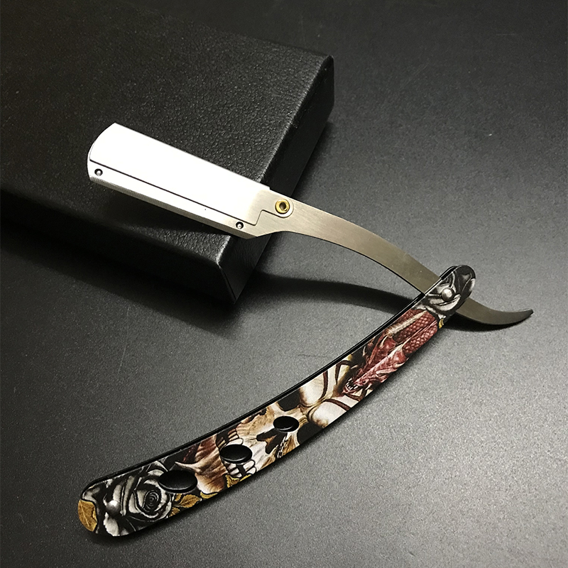 Men Professional Barber Razor Manual Shaver Straight Edge Stainless Steel Shaver Folding Shaving Shave Wholesale