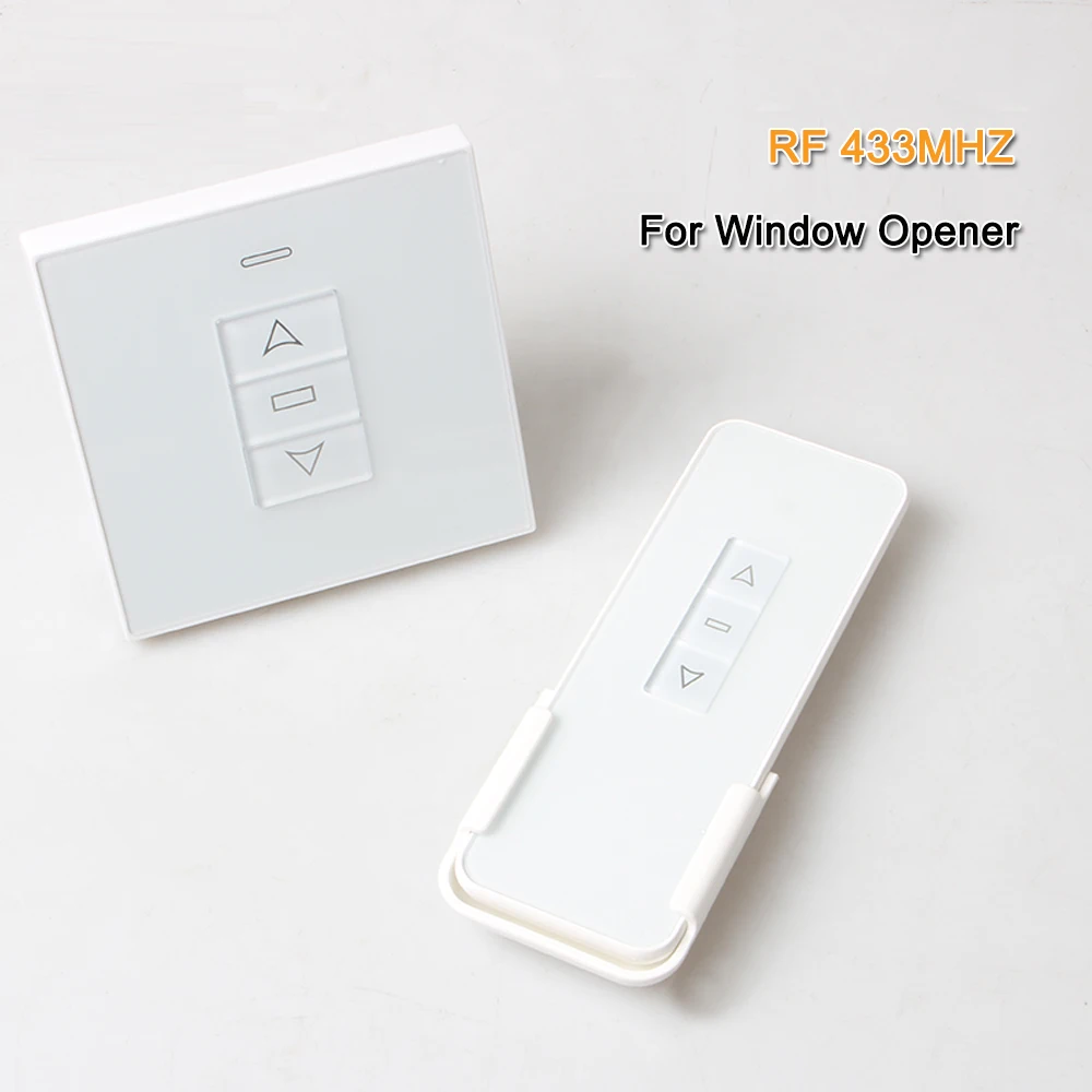 Automatic Window Opener Motor Drive 400MM Chain Actuators Wifi Remote Control Switch Optional Accessories