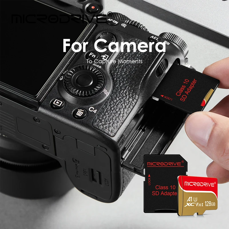 Class 10 Micro Memory Card, Mini SD Flash Card, TF Card, 128GB, 64GB, 32GB, 16GB, 256GB, For Smartphone PC