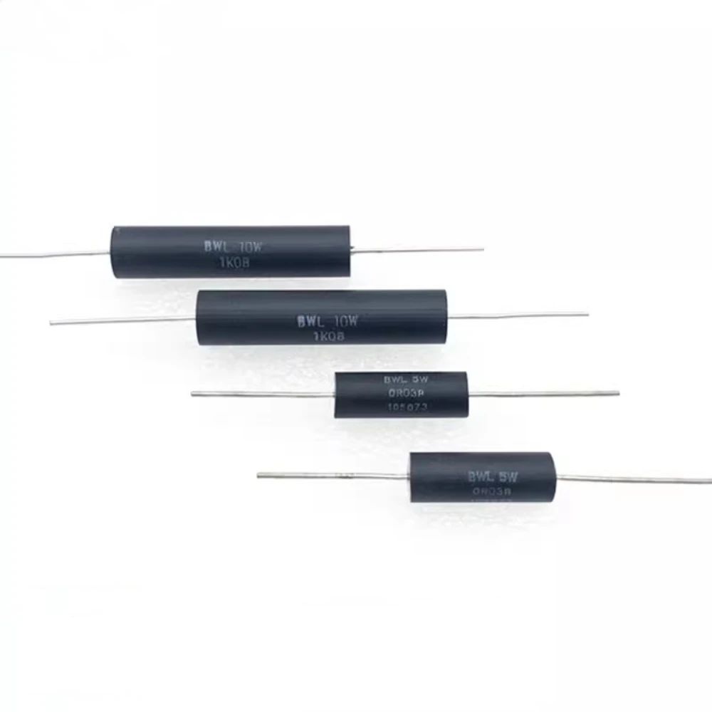 3W 5W 10W BWL ตัวต้านทานความแม่นยําสูง R005 -- 20K โอห์ม 0.1% TCR ต่ํา Non-INDUCTIVE 100R 500R 1K ความต้านทานต่ํา Sampling ตัวต้านทาน