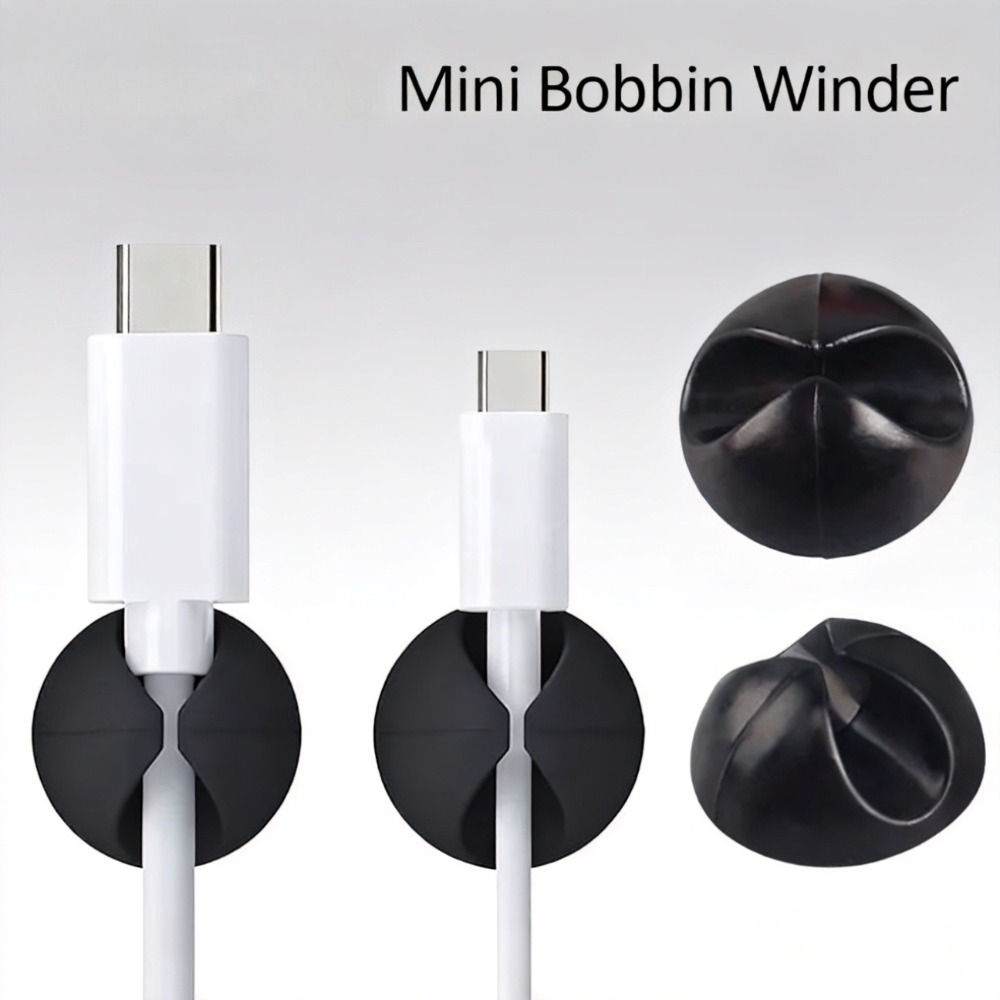 Manager Sorting Clip Desktop Cable Organizer Data Cable For Smartphone/Tablet/Laptop Headset Charging Cable 5/10/20 Pcs Winder