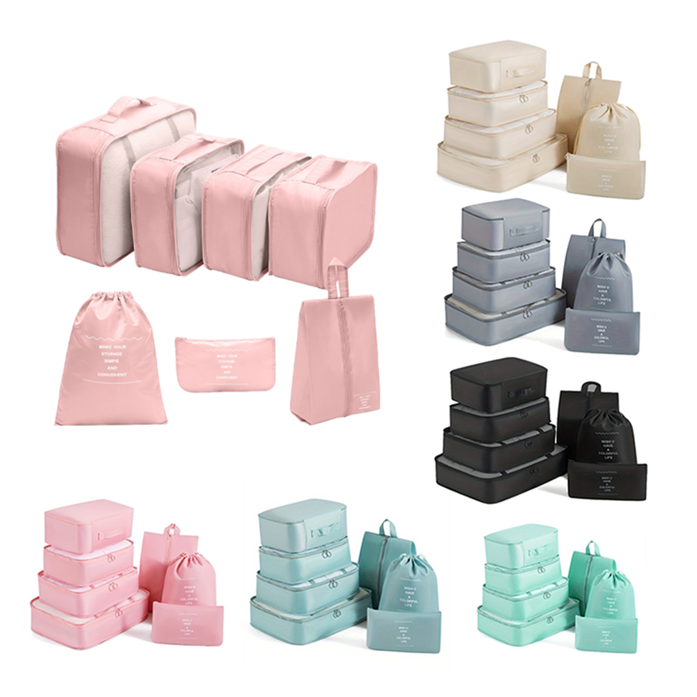 7-Piece Travel Storage Bag Set – Large Capacity Luggage Organizer for Clothes, Moving & Packing