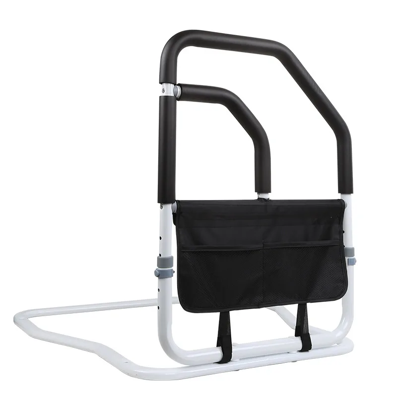 Elderly bedside handrail guardrail pregnant women get up help handrail frame foldable get up aid