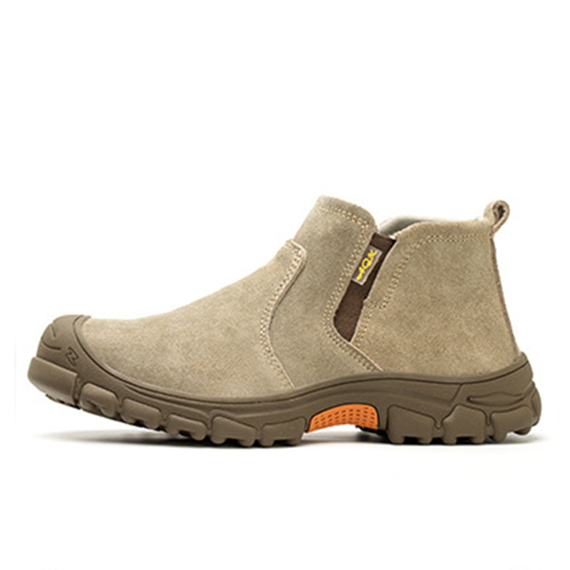 Man ความปลอดภัยรองเท้า High TOP ความปลอดภัยรองเท้าผู้ชาย STEEL TOE รองเท้าทํางานผู้ชาย Anti-Smash ทําลายการก่อสร้างรองเท้าฤดูหนาว