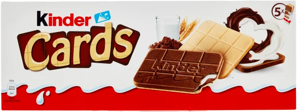 Czekoladki Kinder Cards 5x2sztuk 128g - Ferrero