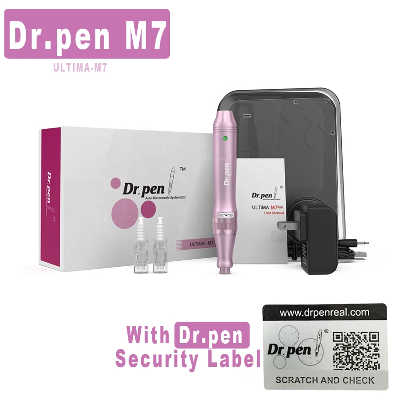 ปากกาแต้มสิว dr.pen M7เข็มขนาดเล็กแบบไร้สาย/แบบมีสาย Mesotherapy MTS อุปกรณ์สัก PMU ไฟฟ้า Derma-M7ดูแลผิว