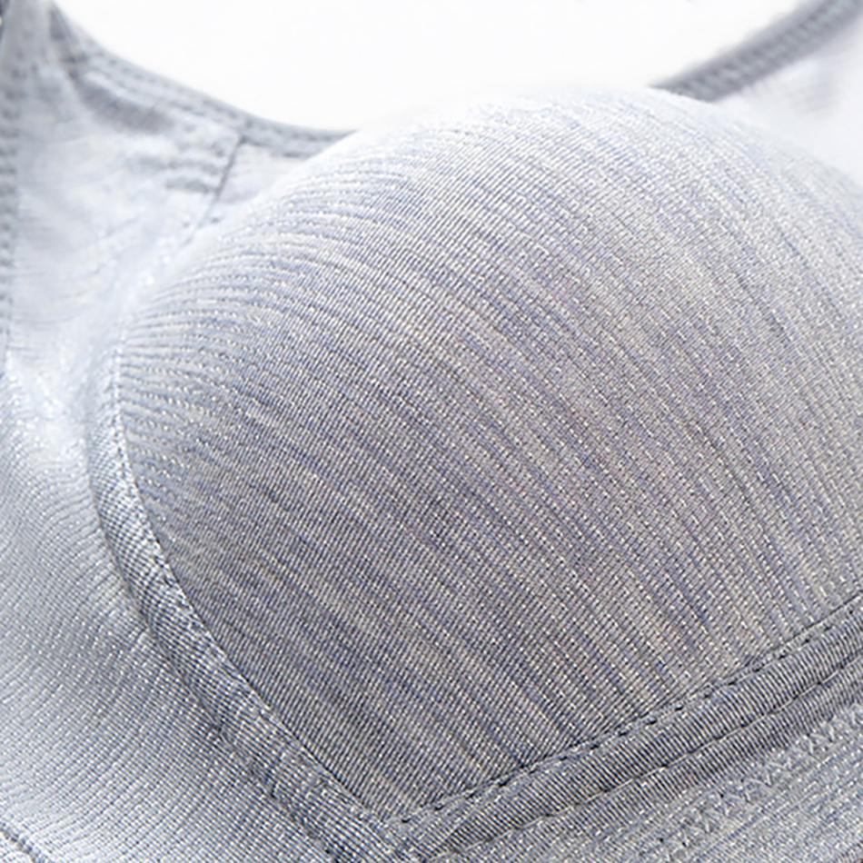 Adjustable and Comfortable Without Steel Rims Nursing Bras Plus Size Women Thin Cups Anti sagging Daily Wear Bras