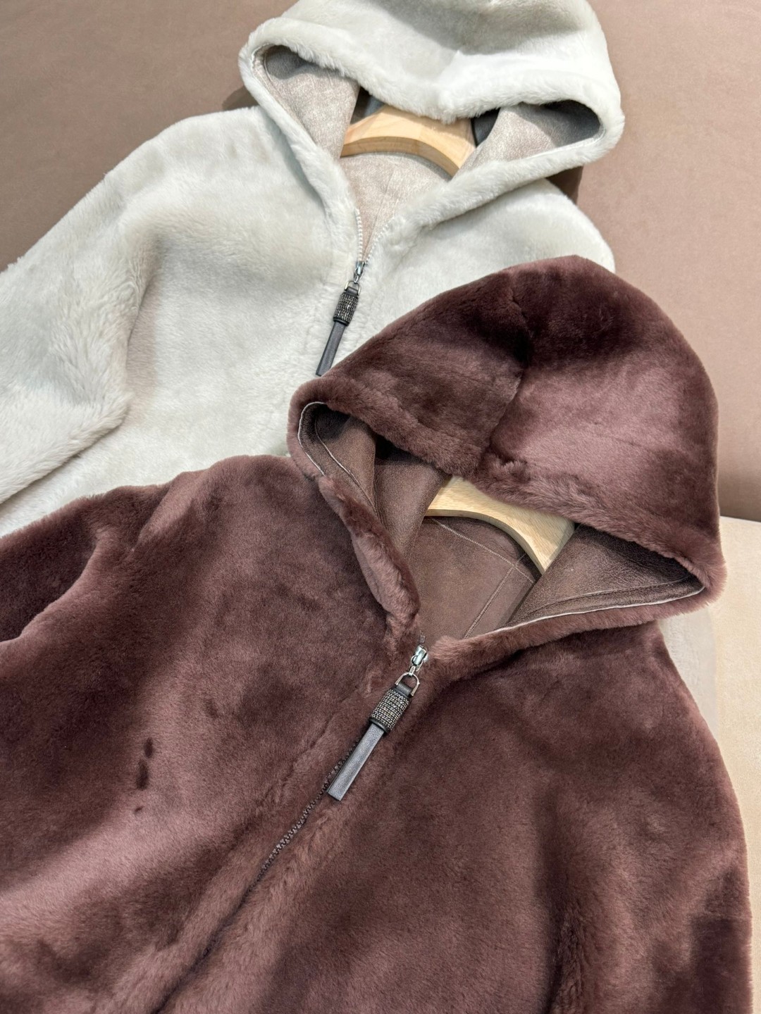 Autumn-winter high-quality genuine lamb fur coat