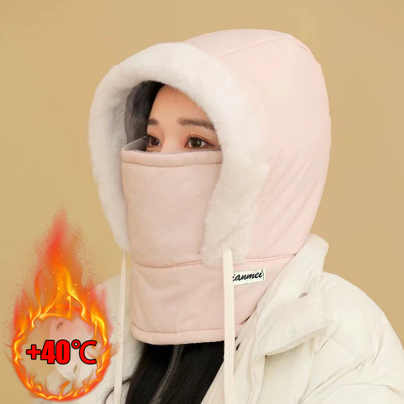 Balaclava เย็นสภาพอากาศ Windproof Ski Visor ฤดูหนาว Breathable Thermal Face Mask คออุ่นผ้าพันคอหมวกกันน็อกขี่จักรยานคออุ่น
