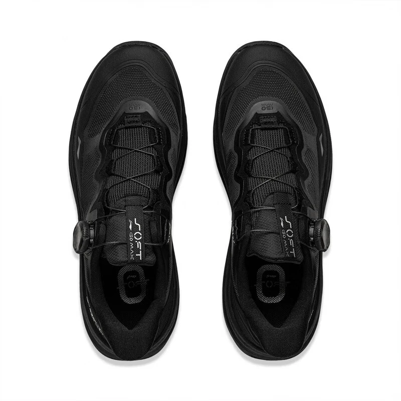 Li-Ning Männer Frauen SOFT GO MAX2 Wanderschuhe COMFOAM Slip-on Dicker Absatz Futter Unisex Sport Stilvolle Freizeitschuhe AGLV001