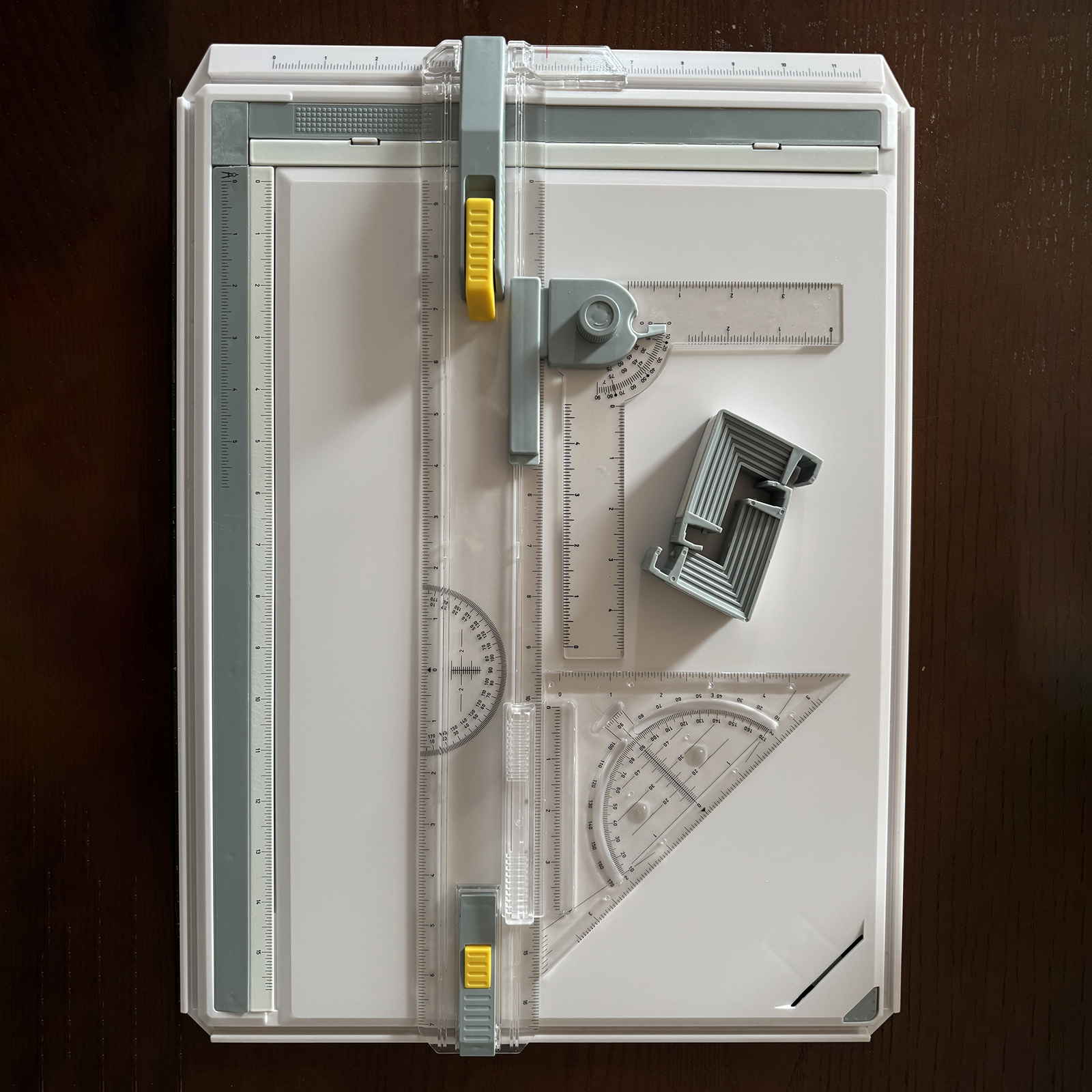 Portátil Leve Prancheta, Mesa de Redação, Mesa de Redação, Sistema de Medição Ajustável, Ângulo para Engenharia Designers, A3