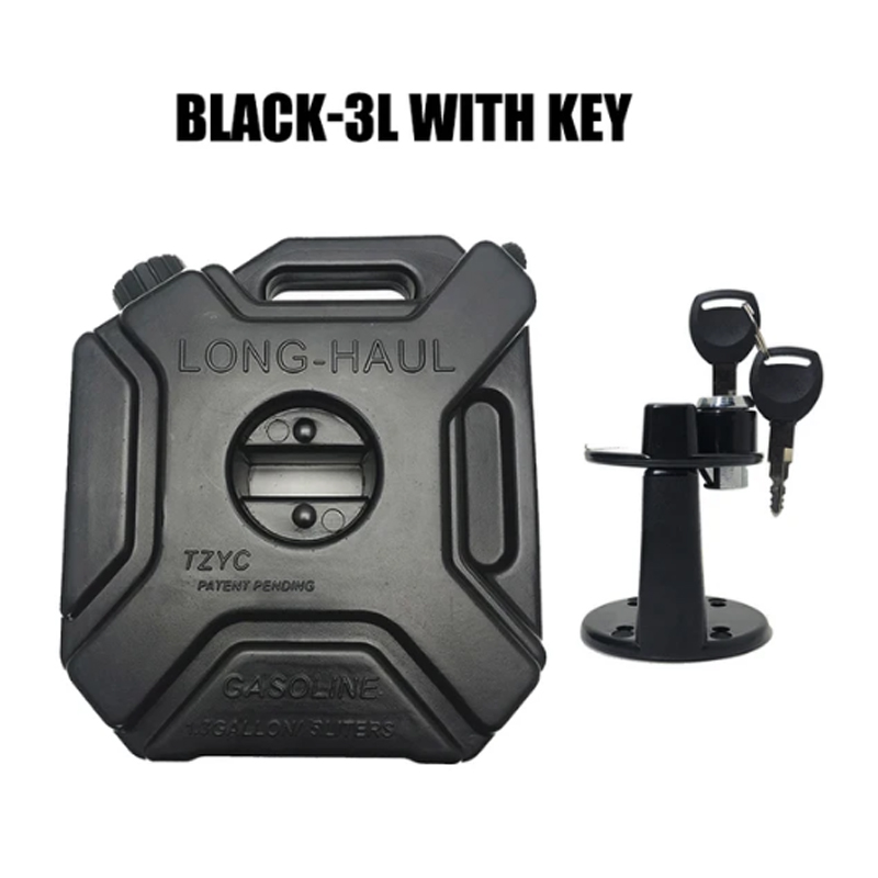 オートバイジェリカンガス缶ガソリンオイルコンテナ燃料キャニスター 3L 5L ポータブルプラスチック缶ガス燃料タンク緊急バックアップ SUV