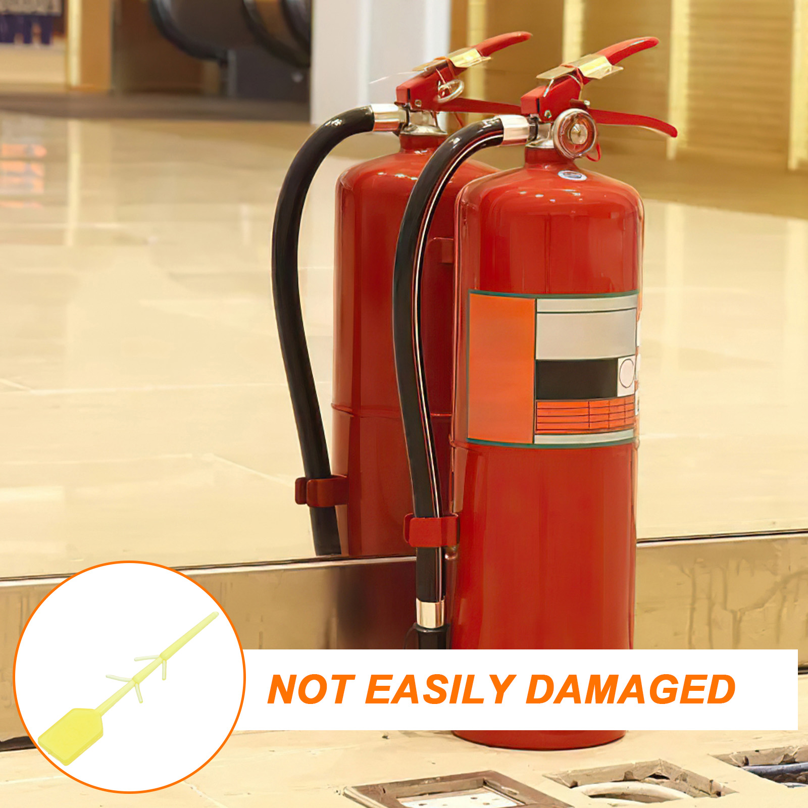 2000 Stück Feuerlöscherzubehör Ersatz-Sicherungsstiftdichtung Valet Electric