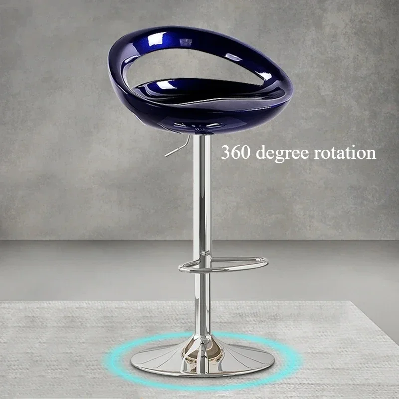 High Swivel Home Chair Bar Stools Counter Height Adjustable Red Kitchen Stool Elegant Aesthetic Bancos Para Barra Home Bar