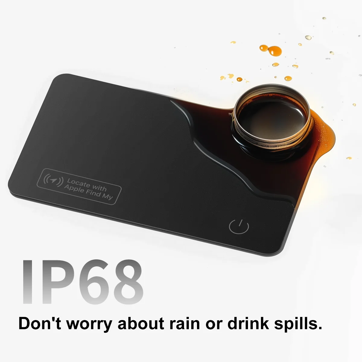 Wallet Anti-loss Card GPS Location Tracking Smart Tag Find My for iPhone Bluetooth Device Ultra-thin Card Wireless Charge IP67