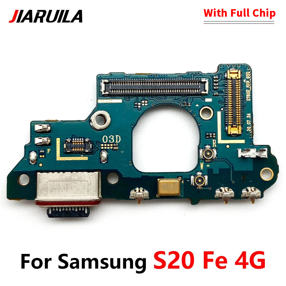 新しい USB 充電器充電ポートドックコネクタマイクボードメインケーブル交換サムスン S20 Fe 4 グラム G780F / 5 グラム G781V