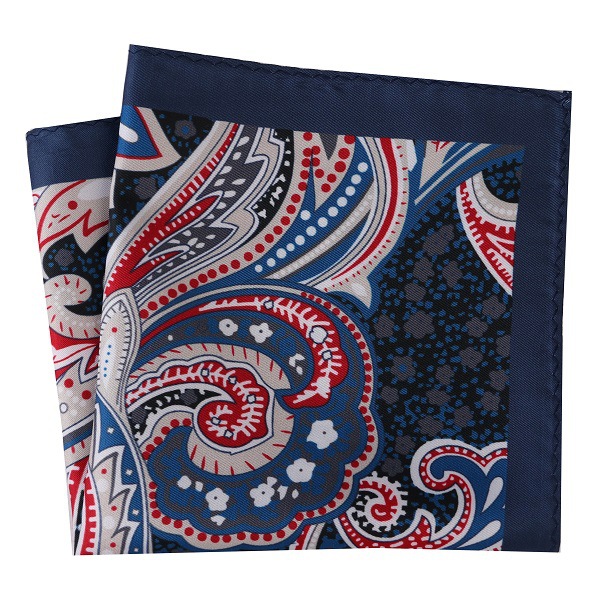Men's Pocket Square Large Digital Printing Multi-Color Chest Handkerchief Popular Square Scarf Suit Accessory