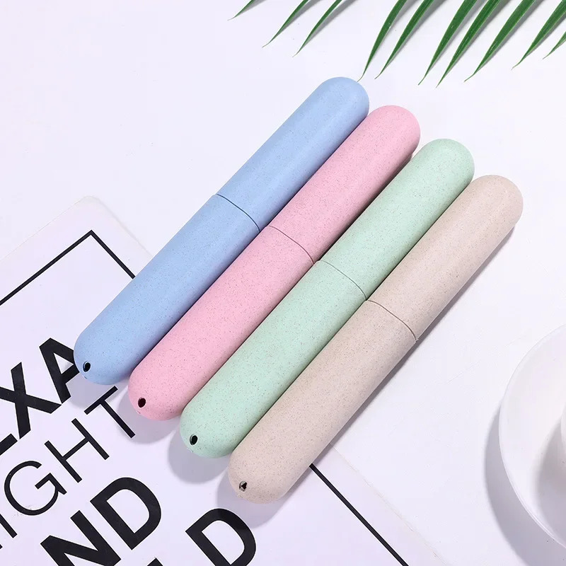 Toothbrush Box Holder Cover Bathroom Accessories Travel Storage Dust-proof Case Portable Bathroom for Camping Toothbrush Storage