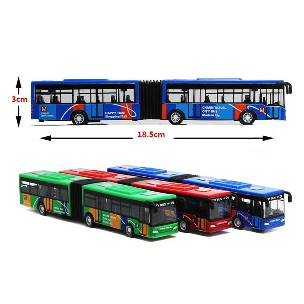 1/64 liga fundida cidade ônibus puxar para trás carros crianças brinquedo carro inércia veículo modelo brinquedo brinquedos educativos para crianças presente meninos brinquedos