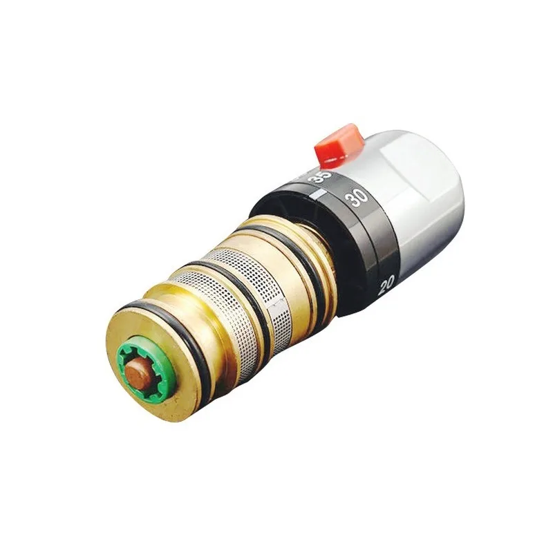 Đồng Cảm Ứng Nhiệt Trộn Van Điều Khiển Nhiệt Độ Van Ceramic Cho Máy Nước Nóng Năng Lượng Mặt Trời Van Phần Gốm Hộp Mực WJ911