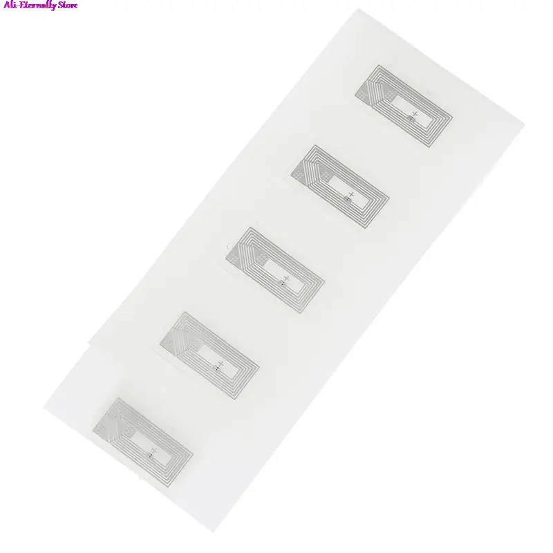 100 ชิ้นชิป NFC Ntag213 สติกเกอร์เปียก Inlay 2*1 เซนติเมตร 13.56 เมกะเฮิร์ตซ์ RFID NTAG213 ป้ายแท็ก