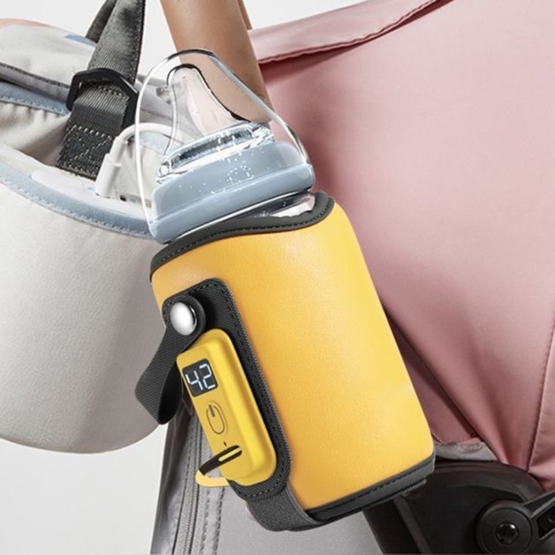 Baby Bottle Warmer 38° C-52℃ Portable Car Travel USB Baby Bottle Warmer Durable