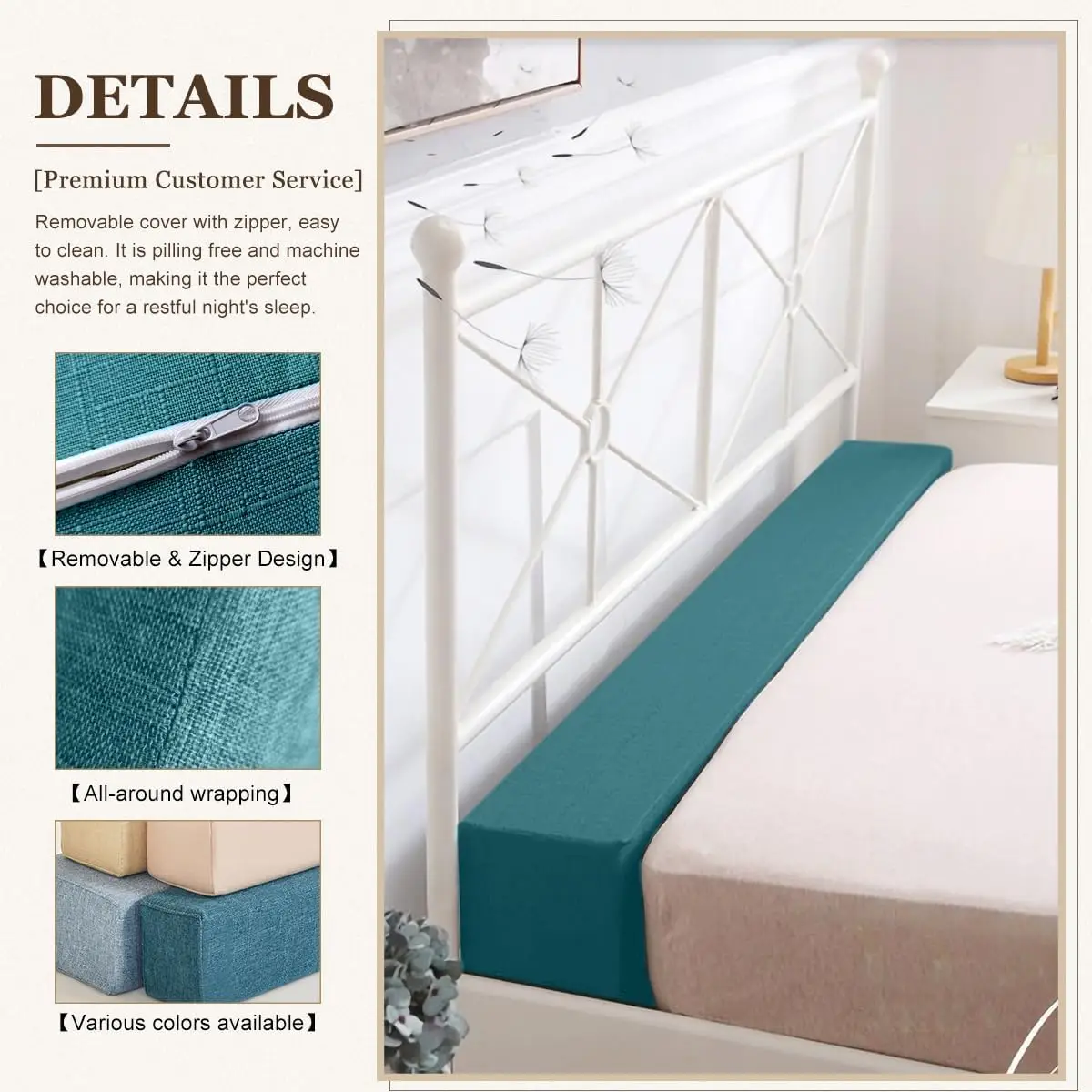 ที่นอนเตียงฟิลเลอร์เตียงExtenderหมอนหัวเตียงปิดช่องว่างระหว่างที่นอนHeadboardและเบาะเตียงผนังโซฟาPad
