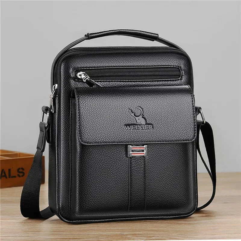 Bolsa de ombro crossbody de couro genuíno masculino de alta qualidade tote moda homem de negócios bolsa mensageiro bolsas de couro pochete
