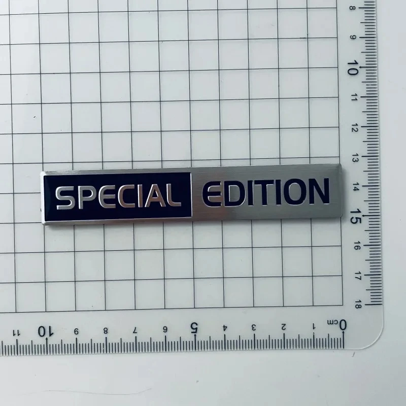3D metallo alluminio argento nero Logo edizione limitata emblema parafango auto distintivo tronco decalcomania edizione limitata Stikcer accessori