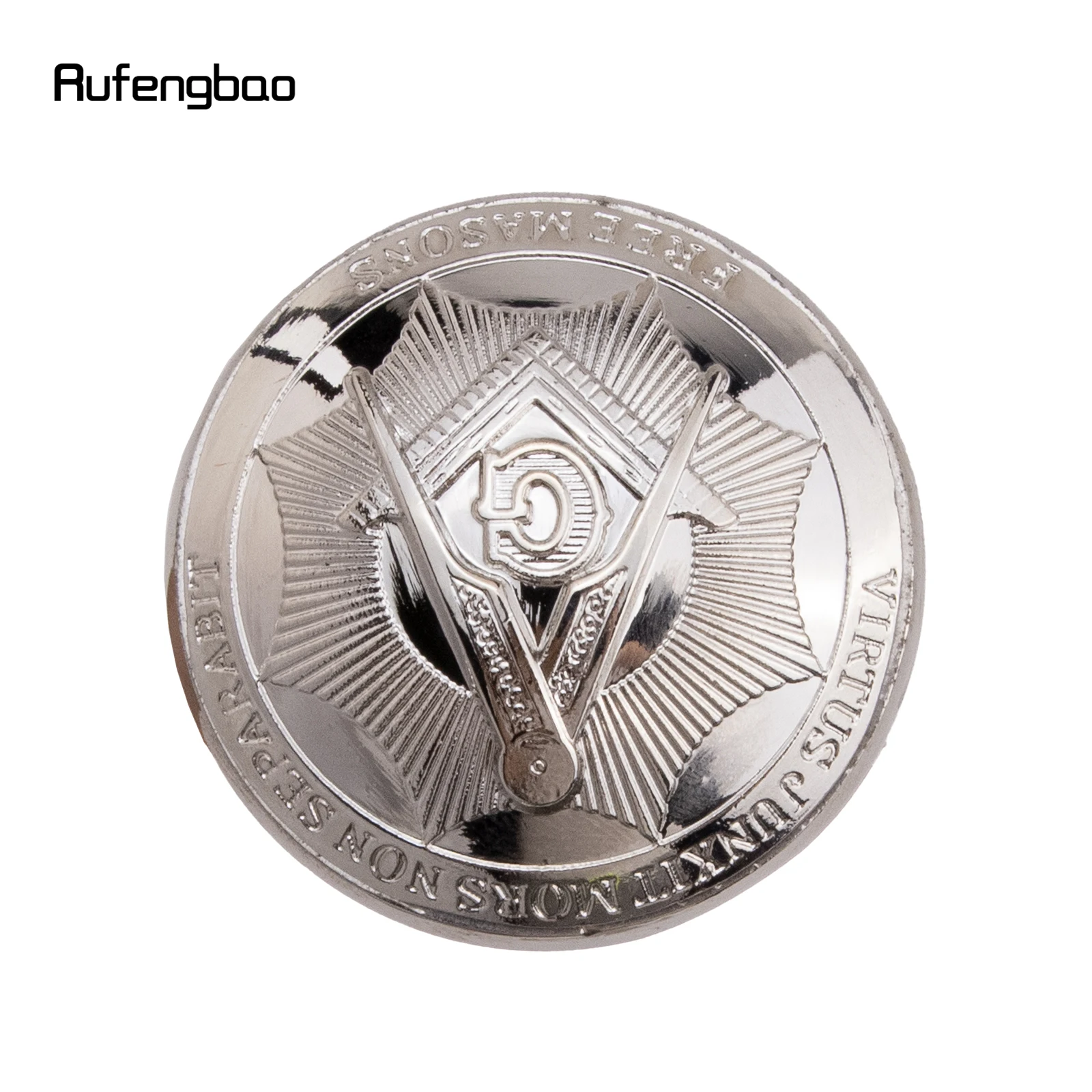 สีขาว Freemasonry Freemasons VG Totem บรรเทาเดิน Cane แฟชั่นเดิน Stick สุภาพบุรุษ Crosier KNOB Walking Stick 93 ซม.
