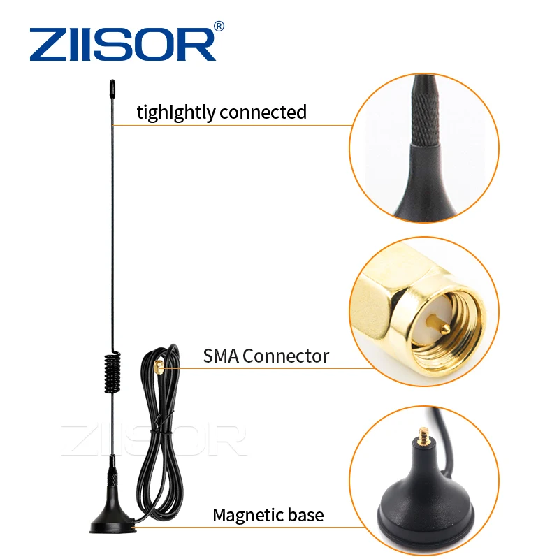 Antenne LoRa 868MHz 915 MHz pour LoraWan 4dBi, montage magnétique SMA mâle avec câble antenne omnidirectionnelle pour Module sans fil