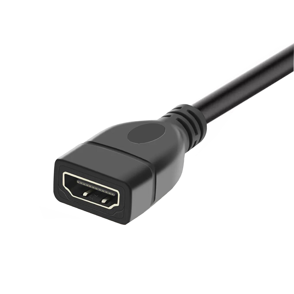 Micro-HDMI-Kabel 4K 60 Hz Micro-HDMI-auf-HDMI-Buchse-Adapterkabel für Raspberry Pi 5/Pi 4/GoPro Hero 7 6/Sony A6000 Kamera HDTV