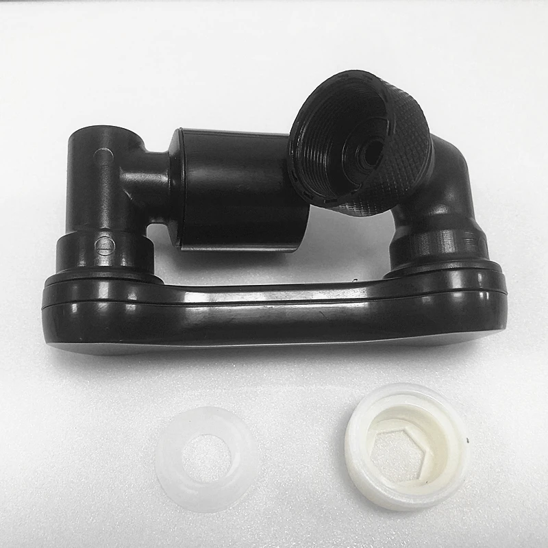 Schwarz 1080° °   Universal Rotation Wasserhahn Sprayer Kopf Dual Effluent Waschbecken Küche Roboter Arm Verlängerung Wasserhähne Belüfter Bubbler