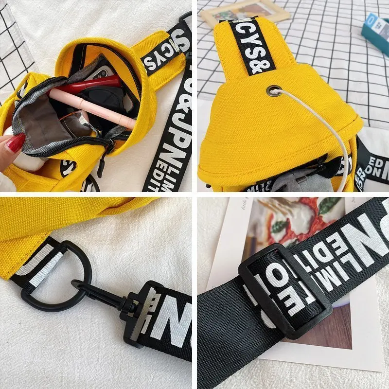 Bolsa Transversal de Pelúcia de Cordeiro e Vaca em Estilo Coreano, Bolsa de Ombro Casual para Mulheres com Zíper
