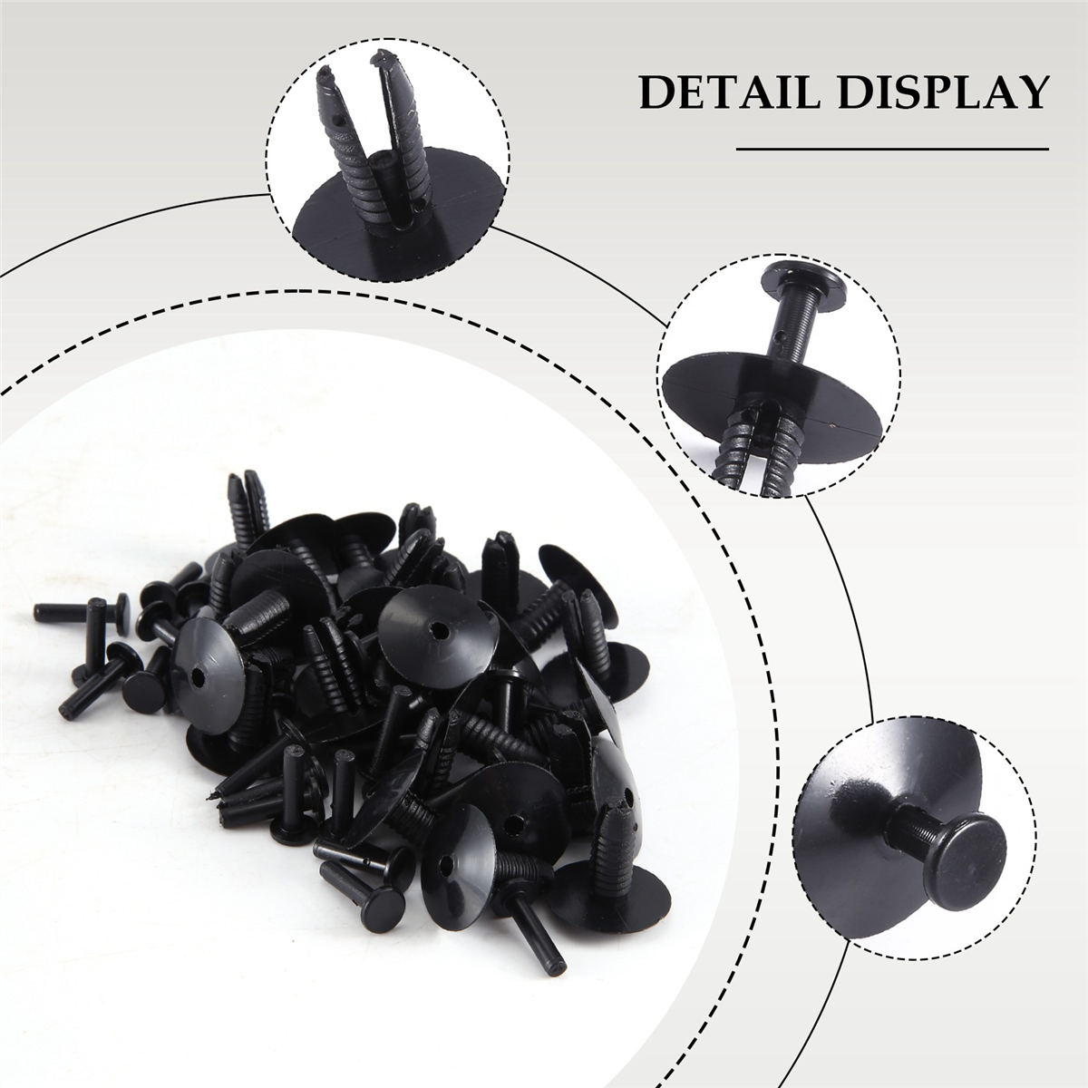 30pcs Plastic Bumper Mounting Rivet Body Trim Clip for BMW E30 E36 E46 E39 E38