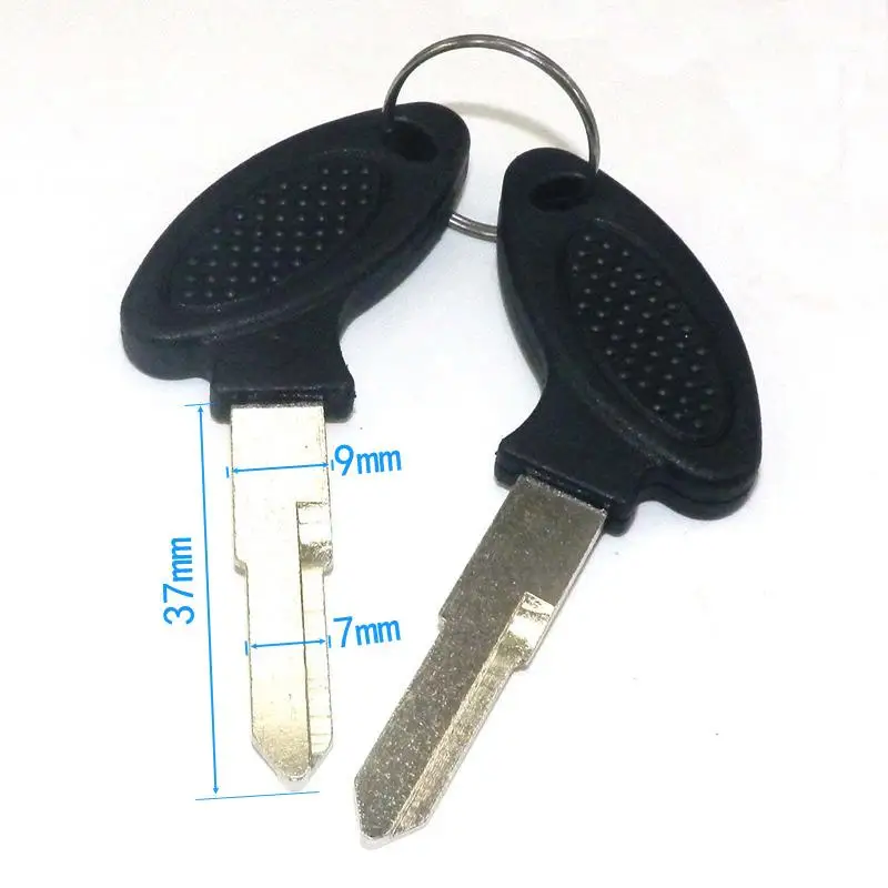 6/4/2pcs Key Blank Left Right Blade Keys for Motorcycle Scooter Moped ATV GY6 KYMCO