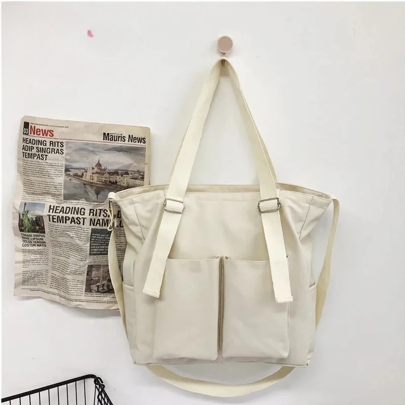 Casual impermeável oxford meninas ombro balde saco grande capacidade feminina bolsa de viagem