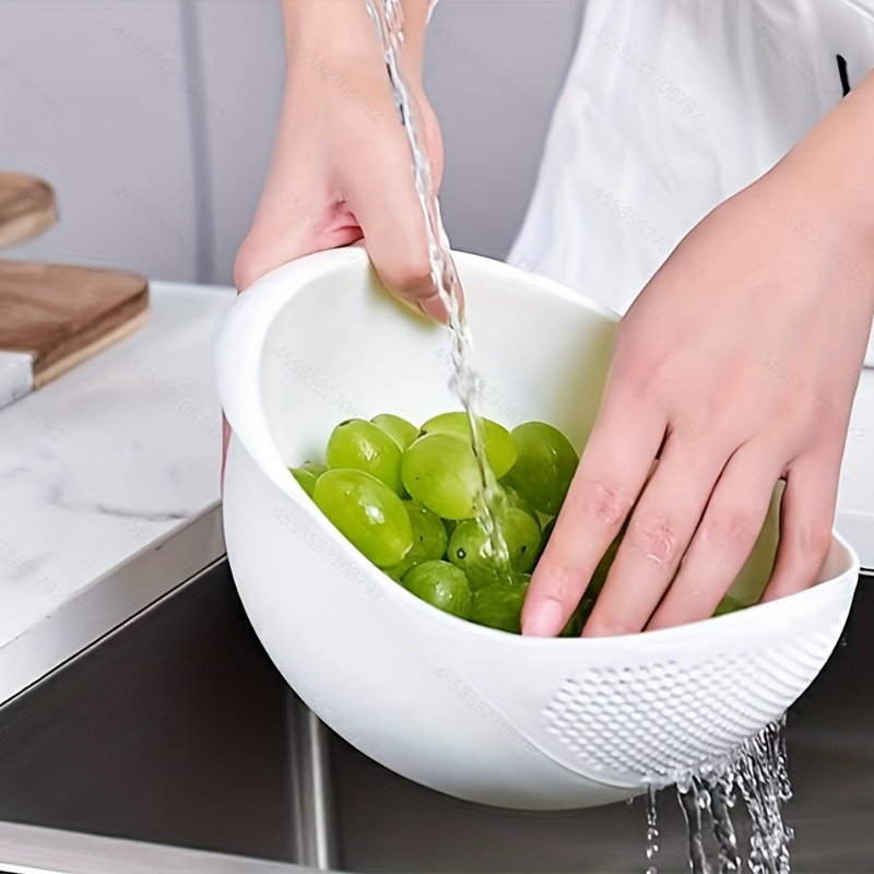 [Vendite calde] Cestello di scarico del riso Filtro del riso Setaccio di scarico per frutta e verdura Forniture da cucina Piccoli utensili multiuso