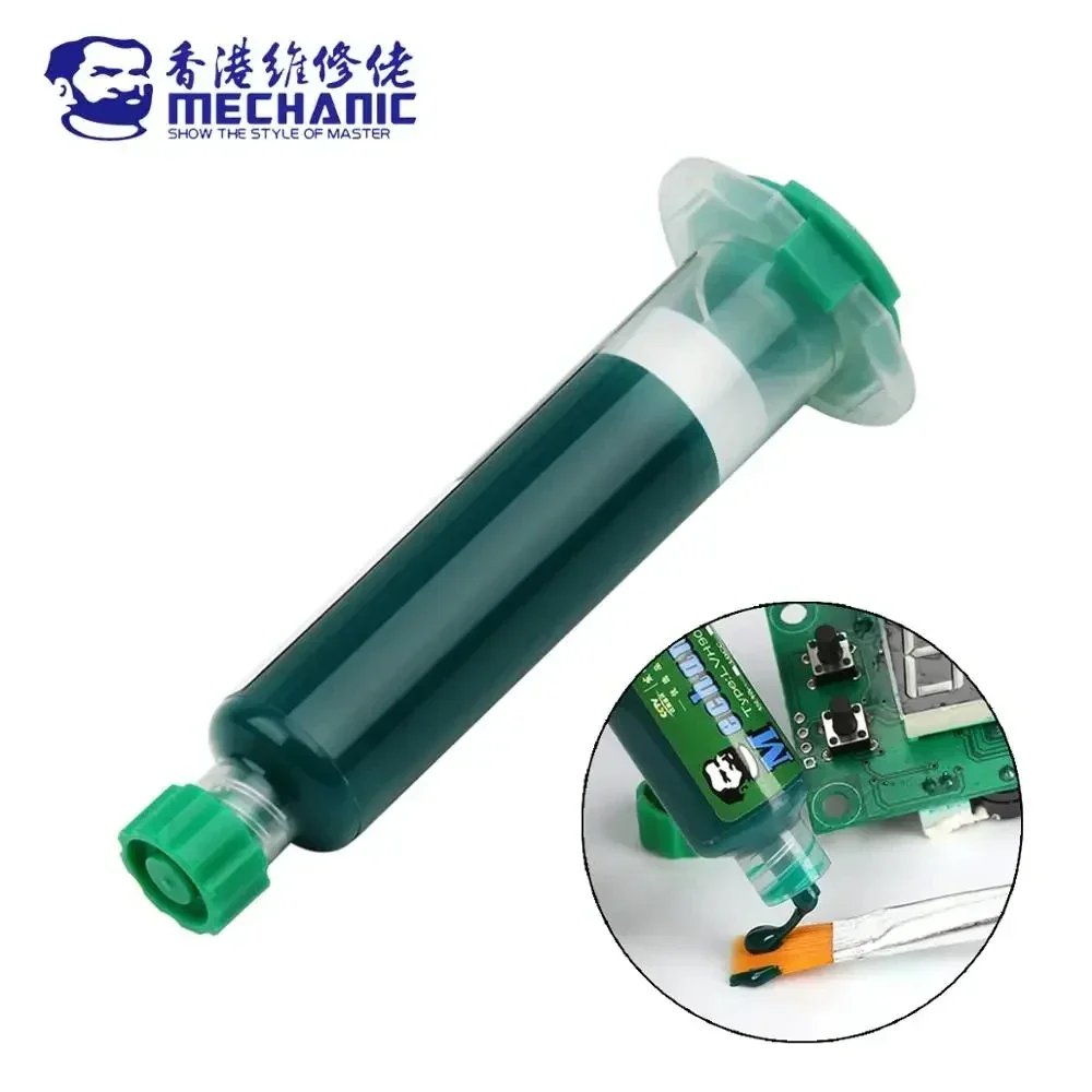 MECHANIC 6 Colors 10ml UV Curing Solder Mask Ink for PCB BGA Circuit Board Insulating Protect Soldering Paste Flux Oil Mechanic