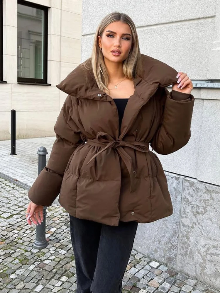 Mode solide Revers flauschigen Fuchs Pelzmantel Frauen elegante Langarm Overs ize Gradient Jacke Winter dicke warme Dame pelzigen Mantel