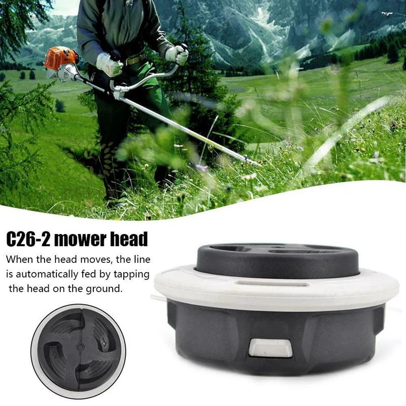 Dual Line Grass Trimmer Head C26-2 for Stihl Autocut FS55 FS56 FS70 FS80 FS85 FS90 FS91 FS94 FS110 FS120 FS130 FS131 FS240 FS250