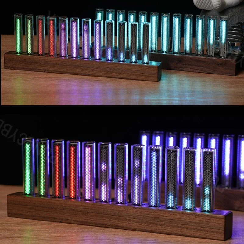 Electronic Music Rhythm Spectrum Lamp LED Pickup Spectrum Lamp Glow Tube  Desktop Decoration Gift