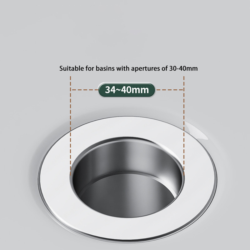1/2 PCS  Universal  Filtro de bujão de drenagem de recuperação  Metal  Bacia  Filtro de coletor pop-up  com coletor de cabelo  Banheiro  Rolha de drenagem de pia