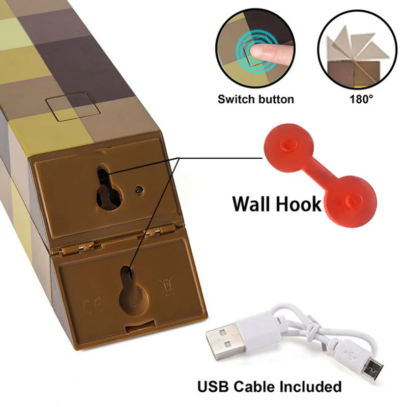 Antorcha lámpara LED poción botella luz USB recargable luz nocturna niños regalo de Navidad lámpara de mesa sala de estar dormitorio decoración juego MC