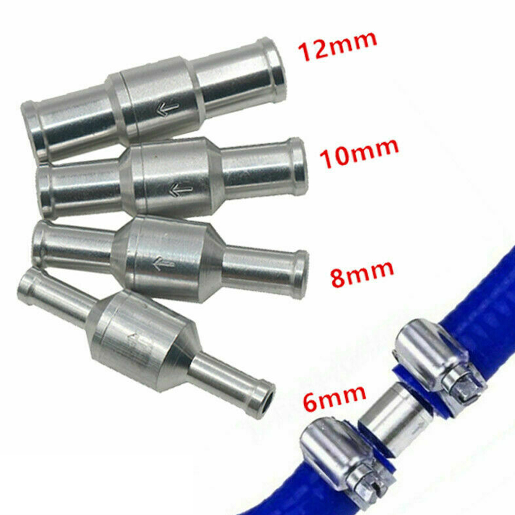 Válvula de Retorno Non-Return Chrome, 1Pc, 6-12mm, Combustível, Água, Gás, Caravanas, RV, Agriculture Hardware, 1Pc