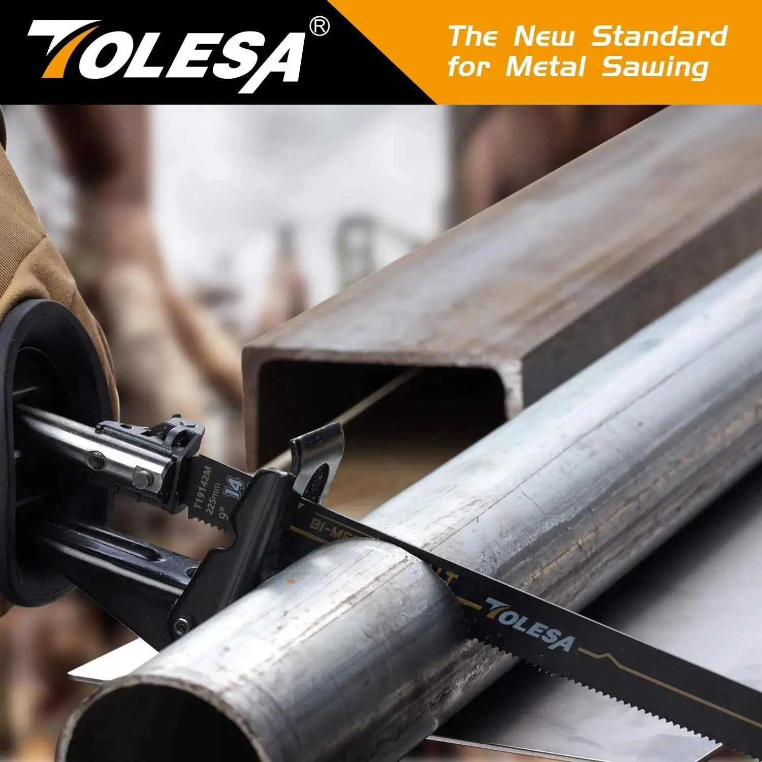 TOLESA 10 hojas de sierra bimetálicas alternativas para poda de madera, corte de PVC, corte de metales pesados, hoja de tubo de Metal para puerta de ventana