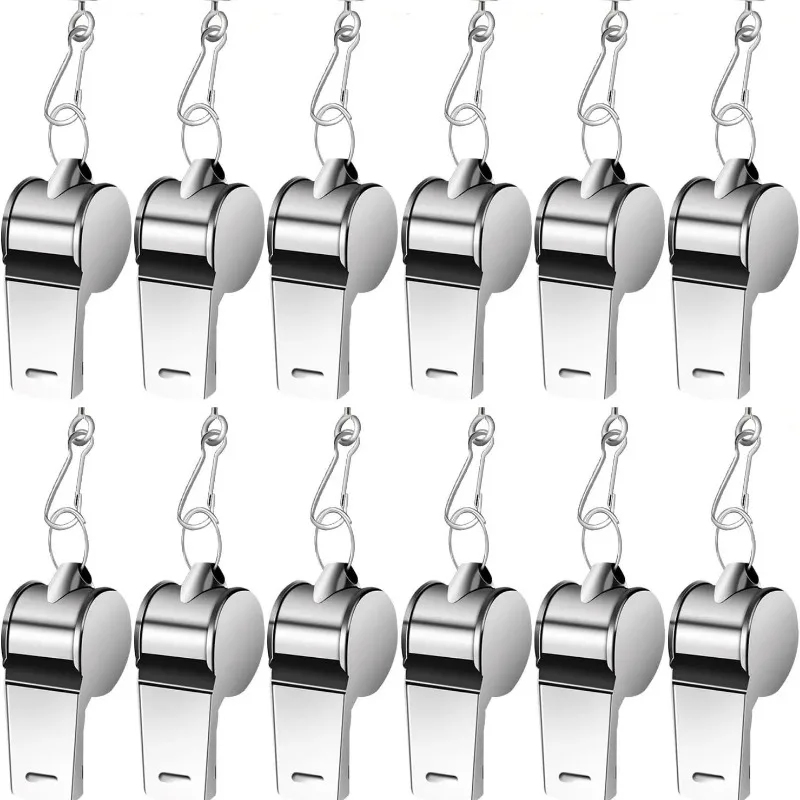 1 шт., металлические свистки для рефери, из нержавеющей стали