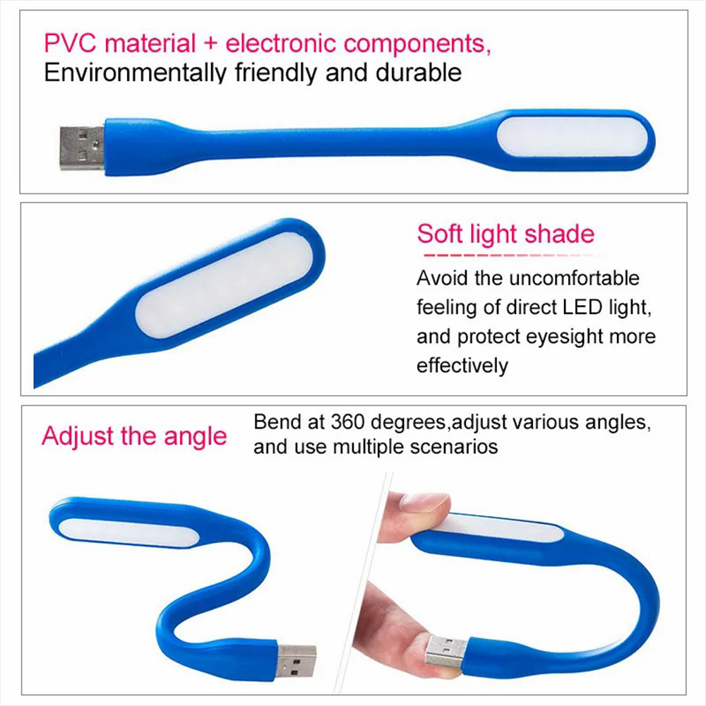Mini luces nocturnas USB para lámparas de carga con enchufe USB de alimentación móvil para computadora