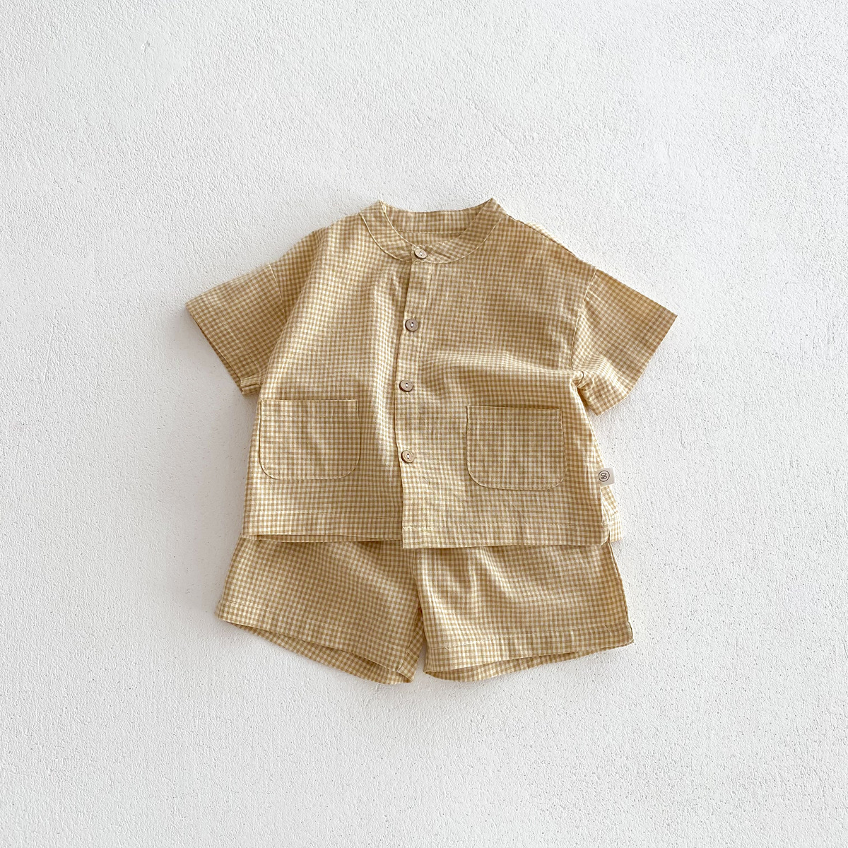 MILANCEL 子供服セットカジュアルボーイズスーツ半袖シャツとパンツ 2 個服スーツ