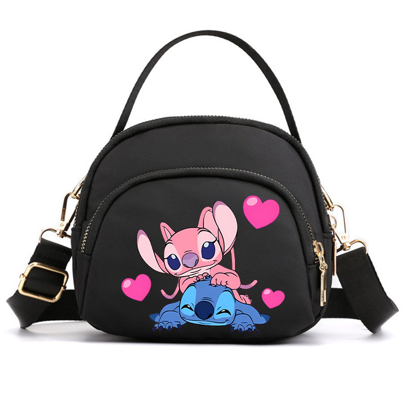 Nuove borse a tracolla a punto carino per donna Borsa stampata cartone animato Kawaii Disney Y2K Borse da donna Borsa a tracolla per ragazze Regali di compleanno